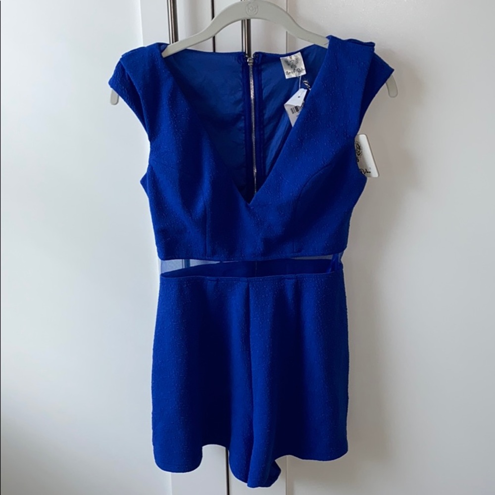 LF Electric blue romper!
